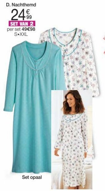 Damart Nachthemd aanbieding