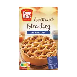 Albert Heijn Koopmans Mix voor appeltaart met extra deeg aanbieding