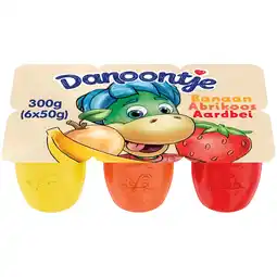 Albert Heijn Danoontje Fruitkwark banaan aardbei abrikoos aanbieding