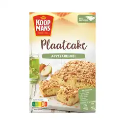 Albert Heijn Koopmans Plaatcake appelkruimel aanbieding