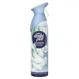 Albert Heijn Ambi Pur Luchtverfrisser spray fris linnen aanbieding