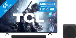 Coolblue TCL QD Mini-led 65 T8D (2026) + TCL A65K aanbieding