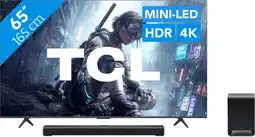 Coolblue TCL QD Mini-led 65 T8D (2026) + TCL S60K aanbieding