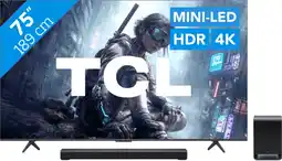Coolblue TCL QD Mini-led 75 T8D (2026) + TCL S60K aanbieding