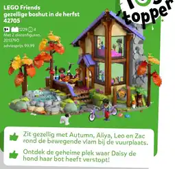 Intertoys lego friends gezellige boshut in de herfst aanbieding