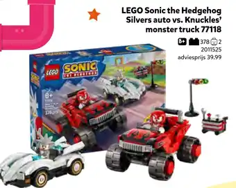 LEGO Sonic the Hedgehog Silvers auto vs. Knuckles' monster truck