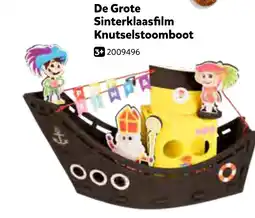 Intertoys De Grote Sinterklaasfilm Knutselstoomboot aanbieding