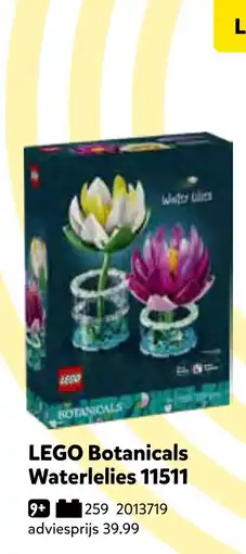 Intertoys lego botanicals waterlelies aanbieding