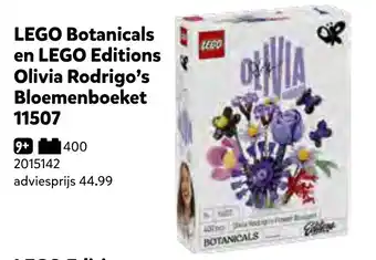 Lego botanicals en lego editions olivia rodrigo's bloemenboeket