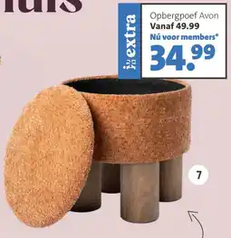 Intratuin Opbergpoef Avon aanbieding