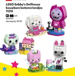 Intertoys lego gabby's dollhouse bouwbare kattenvriendjes aanbieding