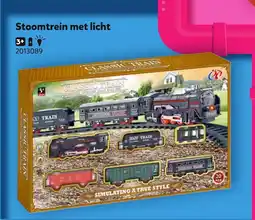 Intertoys Stoomtrein met licht aanbieding