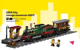 Intertoys lego city vintage stoomtrein 60511 aanbieding