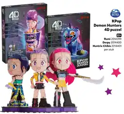 Intertoys KPop Demon Hunters 4D puzzel aanbieding