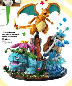 Intertoys LEGO Pokémon Venusaur, Charizard en Blastoise 72153 aanbieding