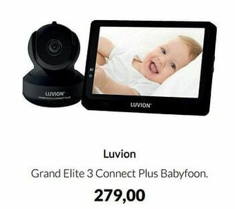 Luvion grand elite 3 connect plus babyfoon