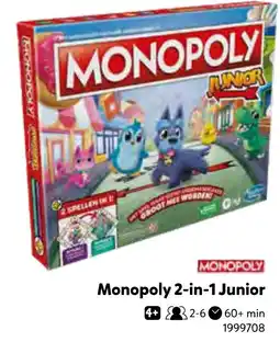 Intertoys Monopoly 2-in-1 Junior aanbieding