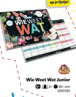 Intertoys Wie Weet Wat Junior aanbieding