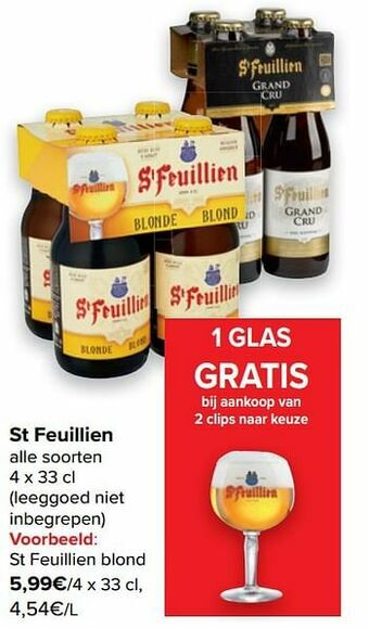 Carrefour St feuillien blond aanbieding