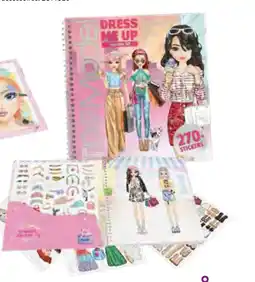 Intertoys Top Model dress me up stickerbook shopping aanbieding