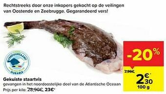 Carrefour Gekuiste staartvis aanbieding