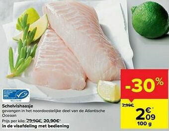 Carrefour Schelvishaasje aanbieding
