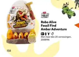 Intertoys Robo alive fossil find amber adventure aanbieding