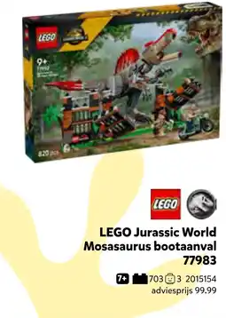 Intertoys LEGO Jurassic World Mosasaurus bootaanval aanbieding