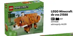 Intertoys lego minecraft de vos aanbieding