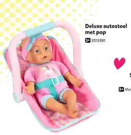 Intertoys Deluxe autostoel met pop aanbieding
