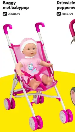 Intertoys Buggy met babypop aanbieding