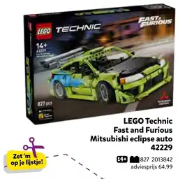 Intertoys lego technic fast and furious mitsubishi eclipse auto aanbieding