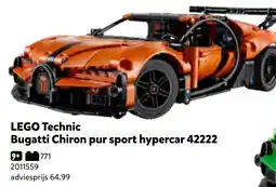 Intertoys lego technic bugatti chiron pur sport hypercar aanbieding