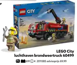 Intertoys lego city luchthaven brandweertruck aanbieding