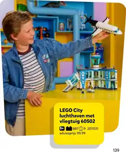 Intertoys lego city luchthaven met vliegtuig 60502 aanbieding