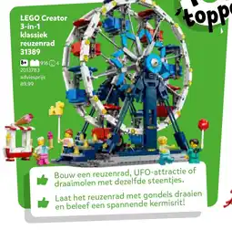 Intertoys lego creator 3-in-1 klassiek reuzenrad aanbieding