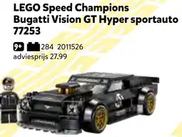 Intertoys Lego speed champions bugatti vision GT hyper sportauto aanbieding