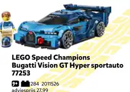 Intertoys Lego speed champions bugatti vision gt hyper sportauto aanbieding
