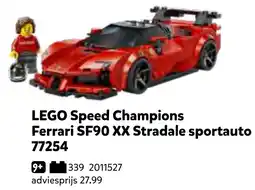 Intertoys Lego Speed Champions Ferrari SF90 XX Stradale sportauto 77254 aanbieding