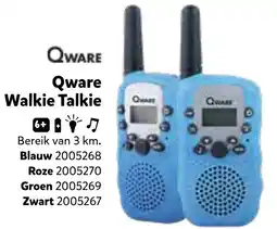 Intertoys Qware Walkie Talkie aanbieding