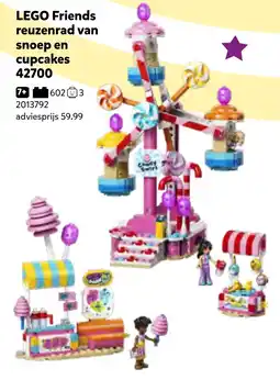 Intertoys Lego friends reuzenrad van snoep en cupcakes aanbieding