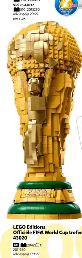 Intertoys lego editions officiële fifa world cup trofee aanbieding