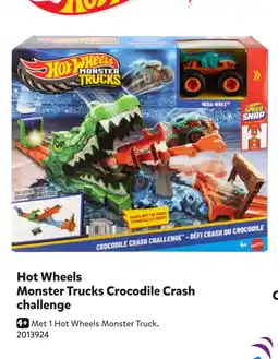 Intertoys Hot Wheels Monster Trucks Crocodile Crash challenge aanbieding