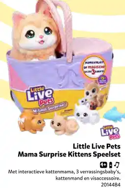 Intertoys Little Live Pets Mama Surprises Kittens Speelset aanbieding