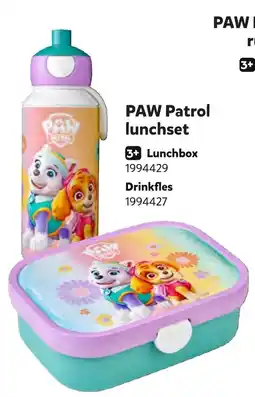Intertoys PAW Patrol lunchset aanbieding