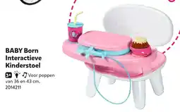 Intertoys Baby born interactieve kinderstoel aanbieding