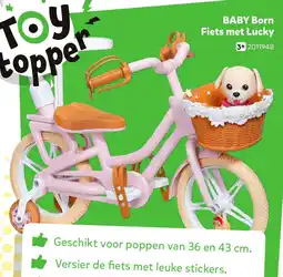 Intertoys Baby Born fiets met lucky aanbieding