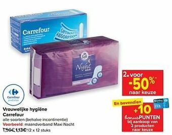 Maandverband maxi nacht