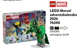 Intertoys lego marvel adventskalender 2026 aanbieding