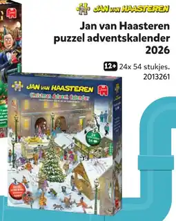 Intertoys Jan van Haasteren Puzzel Adventskalender 2026 aanbieding